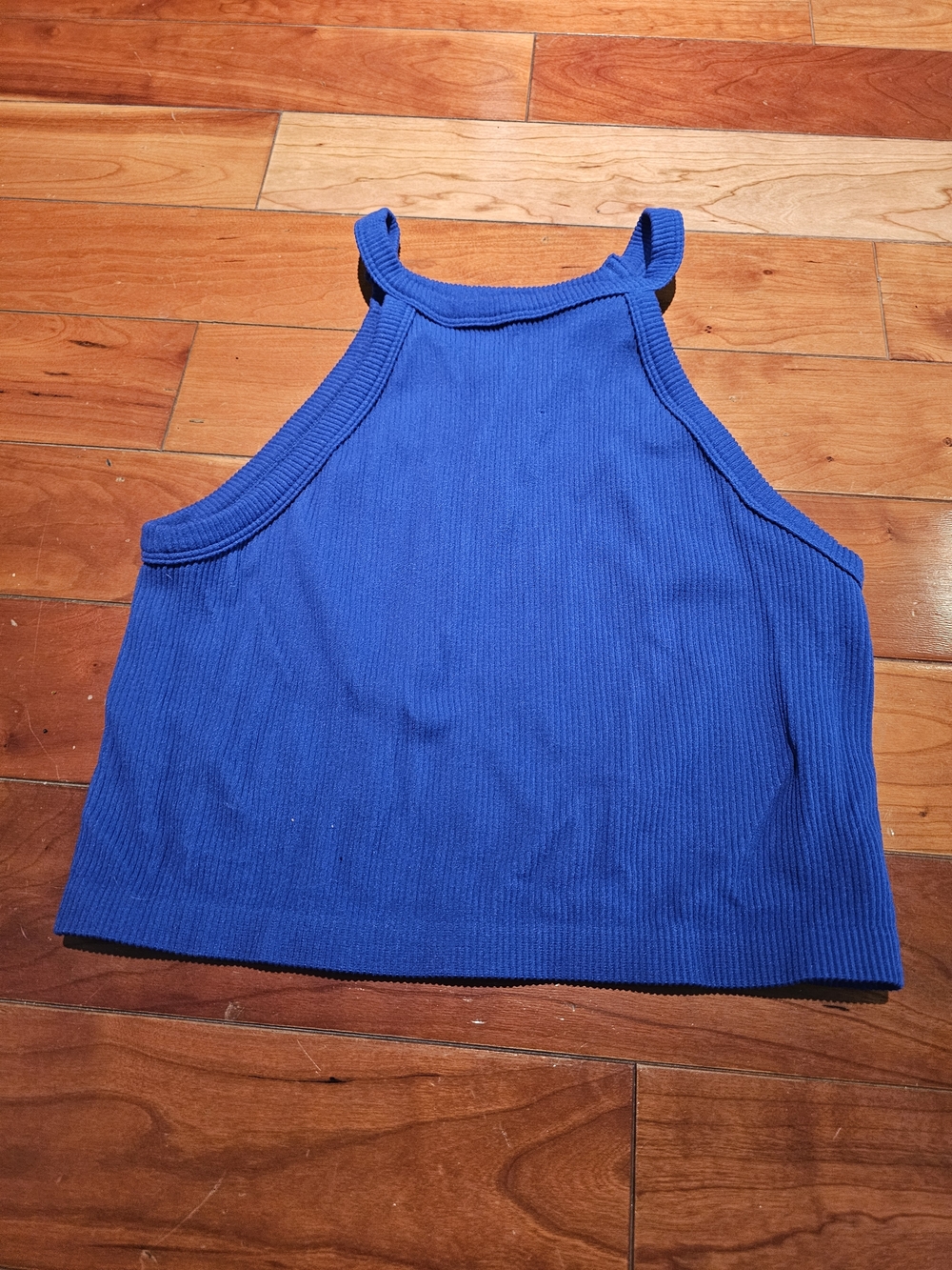 5/30$ Ribbed Crop Tank Top - Pink, Blue, White, Gray, Tan - Picture 4 of 10
